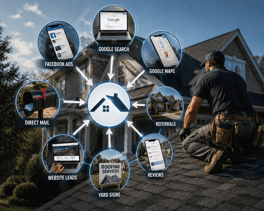 Why Roofing Companies Need Multiple Lead Sources